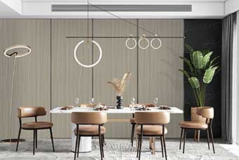 自贡轻奢风格-餐厅