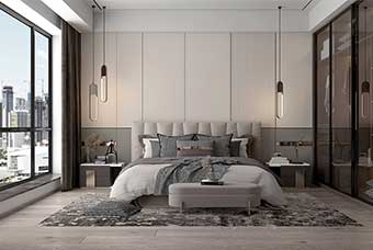 自贡现代风格-卧室