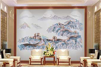 自贡森佰汇航空纤维墙咔（唯我中华）