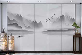 自贡森佰汇航空纤维(山水画系列)